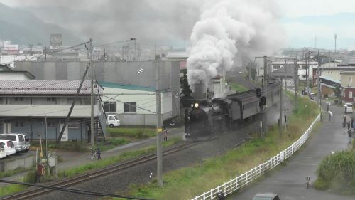 蒸気機関車ＳＬこまち号試乗会　湯沢駅発20181011