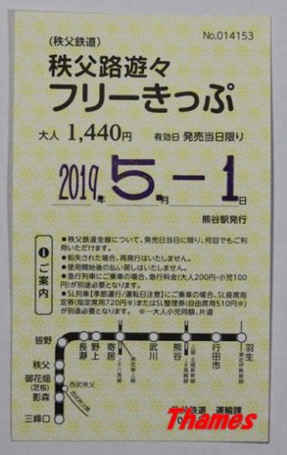 秩父鉄道　日付印、和暦から西暦表示に変更