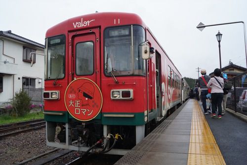 明知鉄道の食堂車「おばあちゃんの山菜弁当列車」に乗車する（2019.5.1）