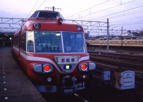 名鉄7000系白帯車（あの電車の車内を見よう）
