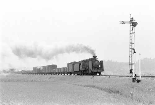 　8620 牽引のローカル貨物列車　1968.4.28