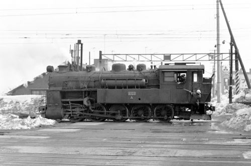 　美唄鉄道の 4110 Eタンク　1970.3.29