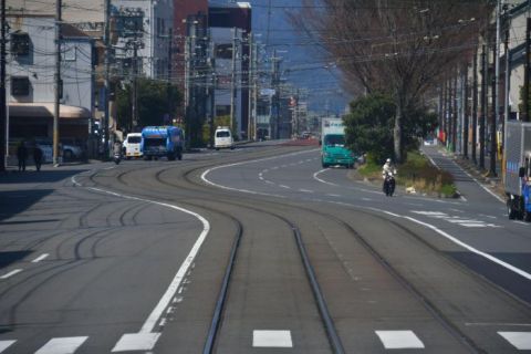 嵐電嵐山本線　帷子ノ辻駅