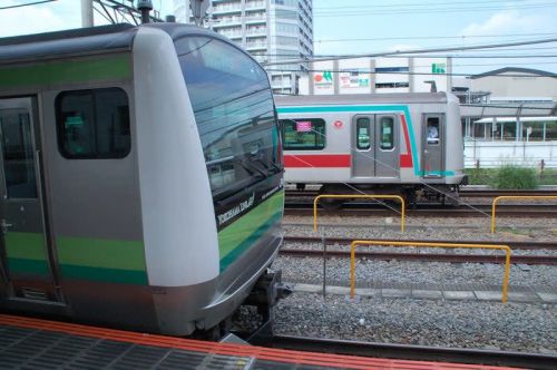 東急5000系とJR東E233系【横浜線；長津田駅】2019.9.27