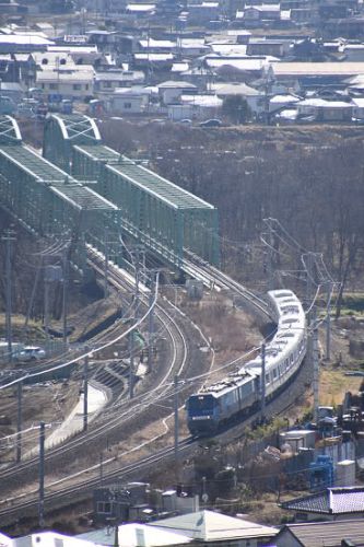本日の撮影　東京メトロ03系　長野電鉄譲渡甲種より　その1　俯瞰撮影