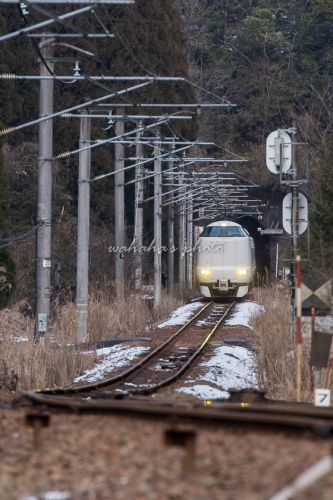 雪？の京都丹後鉄道 ②