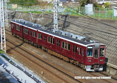 阪急8031F 本線試運転