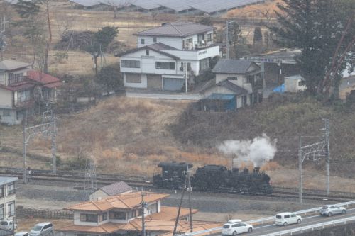 駅外れの蒸気機関車と車掌車　- 2020年・東武鬼怒川線 -