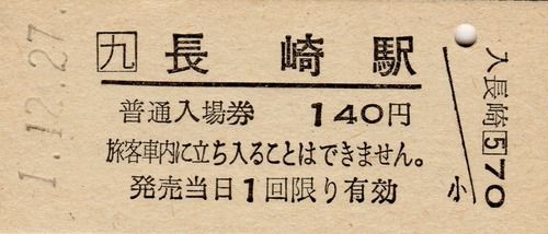 【過去のきっぷから】JR九州の硬券入場券（各県庁所在地駅）
