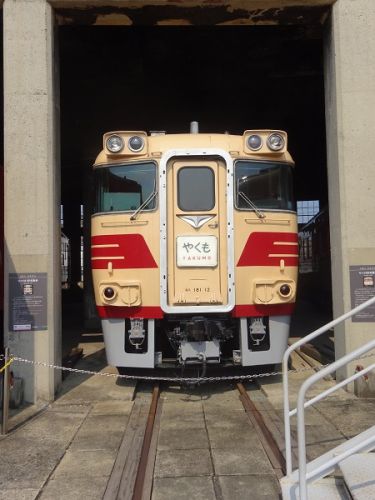 2019年8月の岡山・広島・鳥取・兵庫旅行　10 津山まなびの鉄道館　展示車両 12　キハ181　12