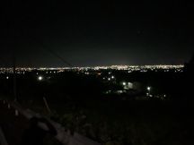 羽前山辺駅から徒歩4.7kmの山形市街の夜景