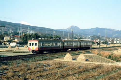 　正月の富士山を巡る鉄道　1985.1.2