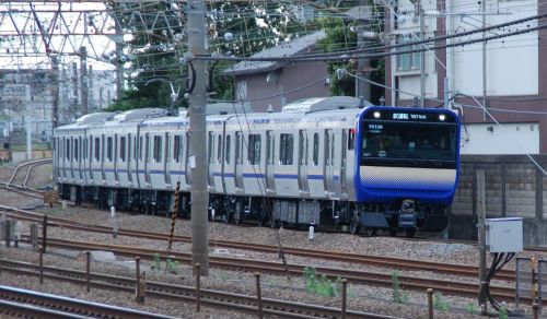 新スカ線　E235系1000番台　試運転（2）　【鶴見駅脇：東海道貨物線】　2020.7.8