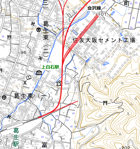 東武鉄道会沢線（葛生～上白石）
