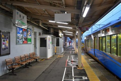 富山地方鉄道本線　夜の寺田駅　2日目END　2010年代最後の年越し