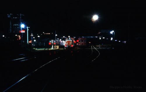 1994年9月、男鹿駅夜景