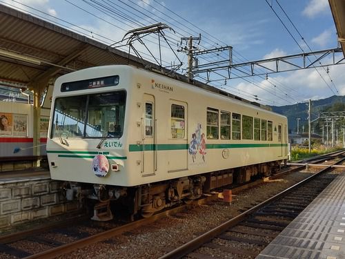 叡山電鉄「ご注文はうさぎですか？BLOOM」とのコラボ企画を見にいく（2020.10.29）