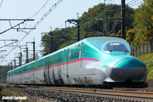 東北新幹線遠征 ⑧ E5系U45編成　最新車両充当　はやぶさ13号