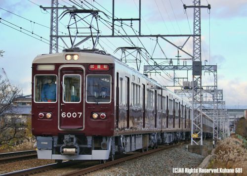 阪急6007F 試運転