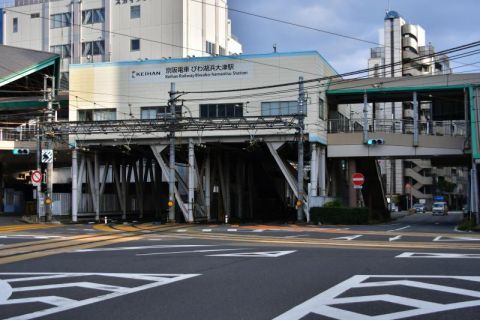 リニューアル後の京阪大津線　最後は浜大津の併用軌道で撮り鉄