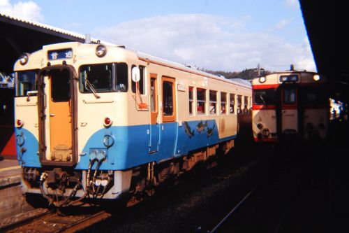 乗り鉄活動　三江線と山口線に乗車　1990-12-31
