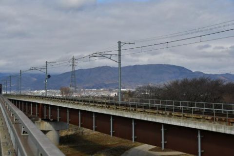 長野電鉄　村山橋で撮り鉄