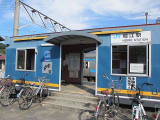 愛媛県の駅をのんびり途中下車　堀江駅（ＪＲ西日本）