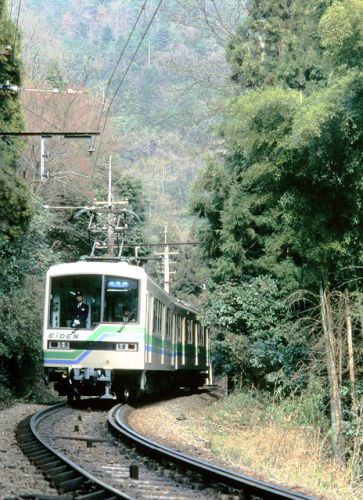 　叡山電鉄 鞍馬線 二ノ瀬駅　1996.4.6