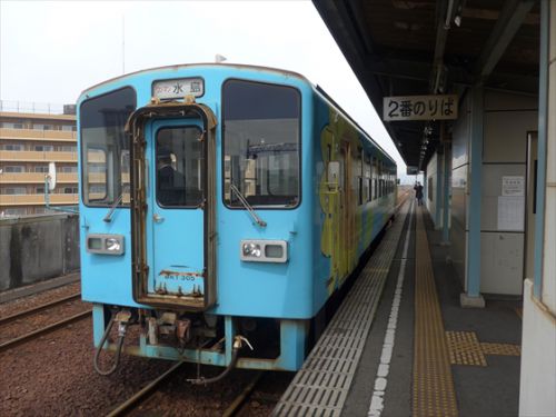 西日本完乗への道-広島編(7) 水島臨海鉄道水島本線 水島駅 ～水島といえば･･･懐かしの野球アニメ(笑～