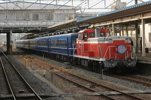 2021年春、外房線~内房線を巡る旅　その6　蘇我駅で撮影した蒸気機関車牽引列車