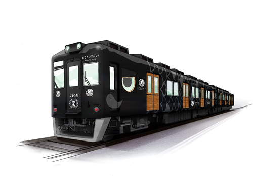 【南海電鉄】加太線に「めでたいでんしゃ　かしら」投入を発表（2021.9.18～）黒色塗色で、HYDE氏とのコラボも