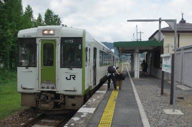 真夏の米坂線駅巡り（その３）