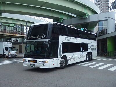 2021年4月15日西日本ジェイアールバス プレミアムドリーム3号（東京駅八重洲南口～三宮バスターミナル）