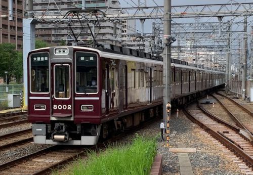 阪急神戸線朝ラッシュ 8002F・8201F・7036F 等
