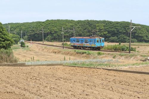 銚子を走る電車