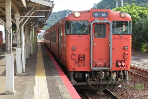 山口線、一部の普通列車の方向幕が更新されていた件 （キハ40形気動車） 【2021年9月】