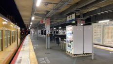 終点岩国駅で山陽本線折り返し始発普通白市行きに同一ホームお乗り換え