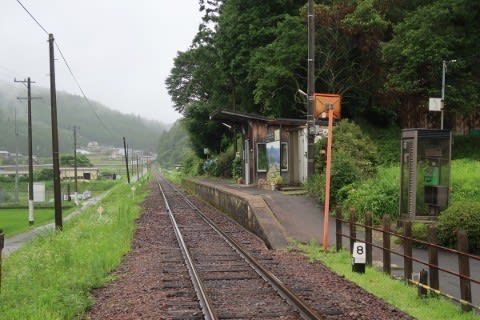 明智鉄道　飯羽間駅