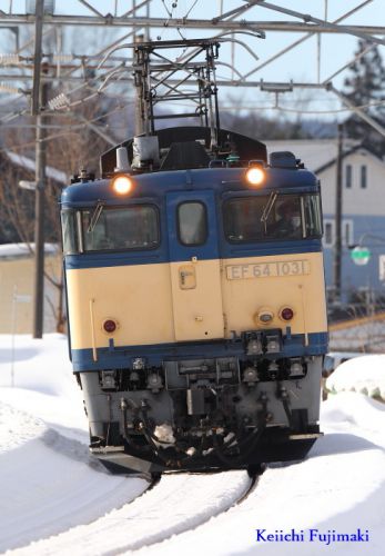 信越線 霜取り列車　EF64-1031　