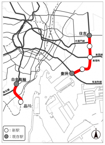 【東京メトロ】有楽町線（豊洲～住吉）・南北線（白金高輪～品川）延伸の鉄道事業許可申請。2030年代半ばを開業目標に