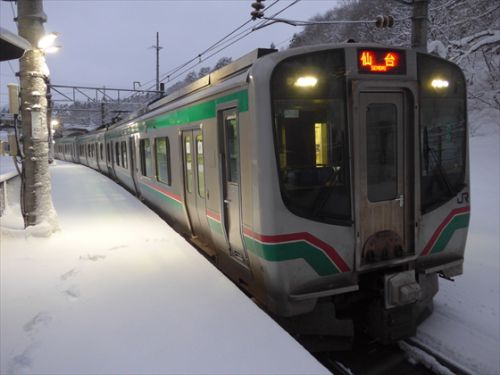 18きっぷ22冬-山形仙台編(7) 仙山線 面白山高原駅 ~雪に閉ざされた秘境駅~